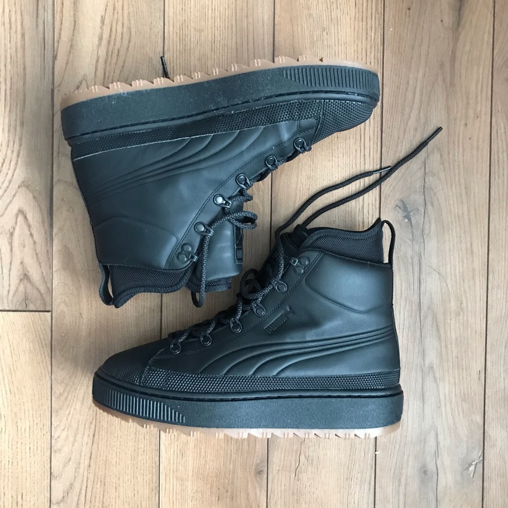 Puma The Ren Boot Black - Size 9- EUC